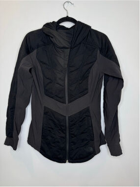 THE NORTH FACE Jacket Women's SMALL Hooded Quilted outdoor gorpcore